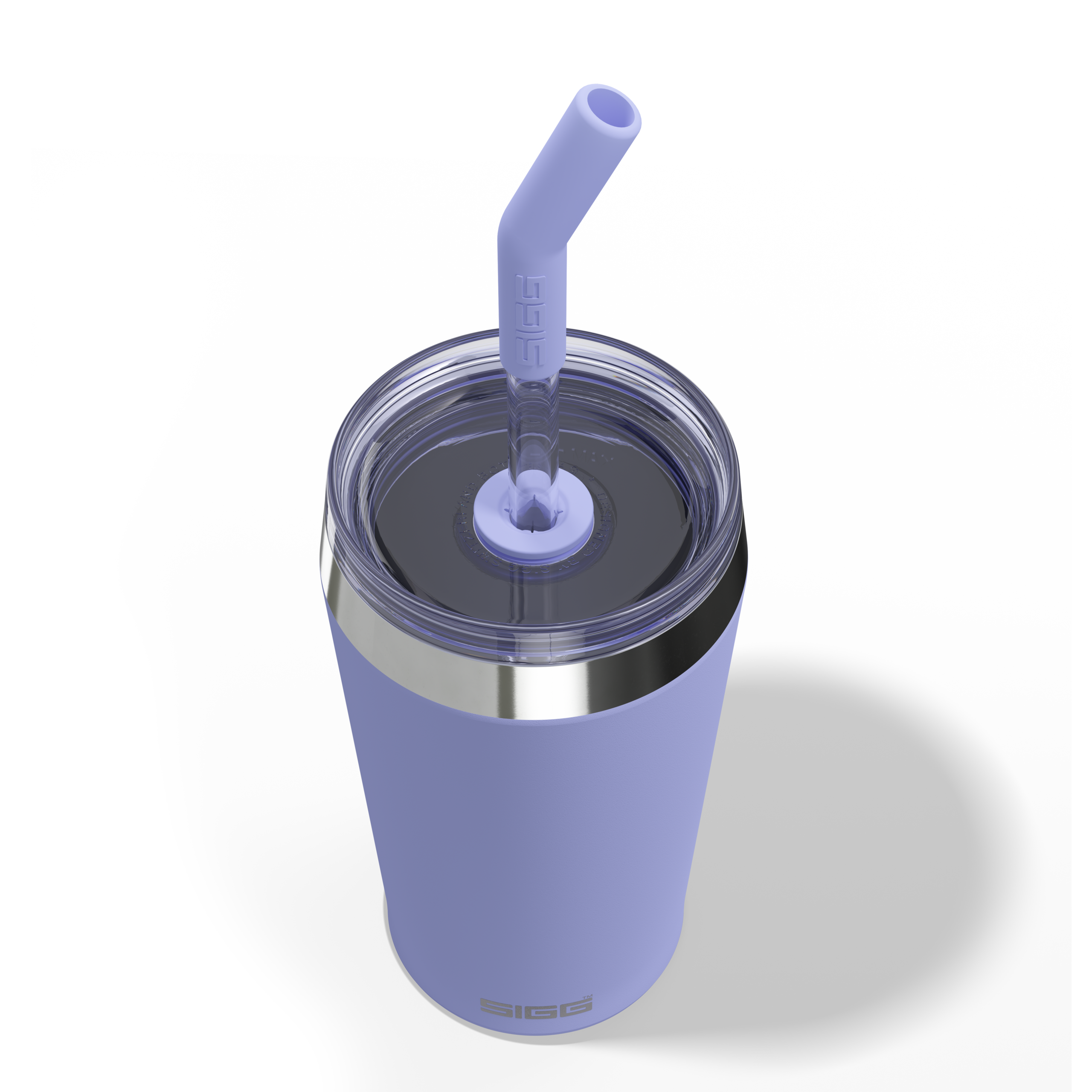 HELIA PEACEFUL BLUE 0.45 L z własnym nadrukiem, kolor Fioletowy