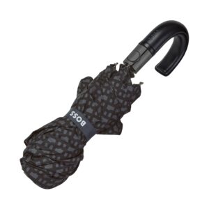 Parasol Monogramme Dark Grey z własnym nadrukiem, kolor Szary