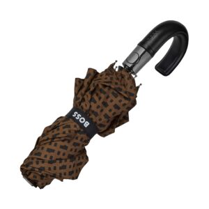 Parasol Monogramme Camel z własnym nadrukiem, kolor Camel