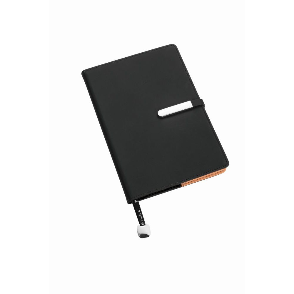 Notes A5 ELEGANCE Pierre Cardin z własnym nadrukiem, kolor Czarny