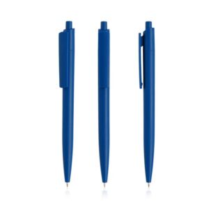 Długopis z recyklingowanego ABS / Recycolor z własnym nadrukiem, kolor Royal blue