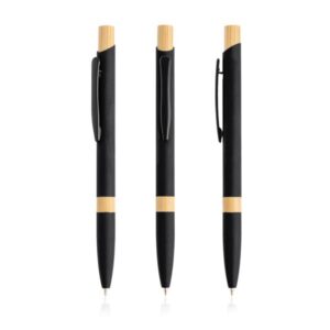 Długopis aluminiowy / Bulu z własnym nadrukiem, kolor Czarny