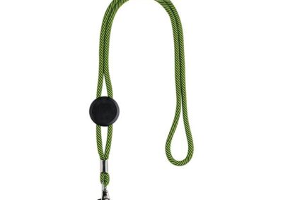 Smycz z karabińczykiem regulowana z własnym nadrukiem, kolor Granatowy