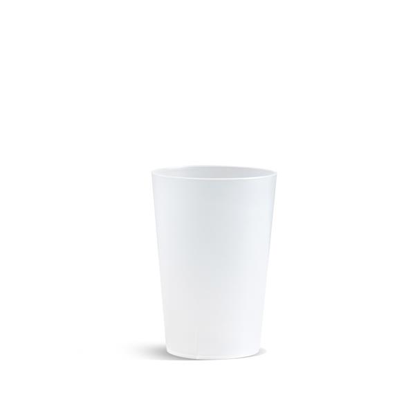 Kubek PP wielokrotnego użytku o pojemności 280ml / PPCup28 z własnym nadrukiem, kolor Translucent