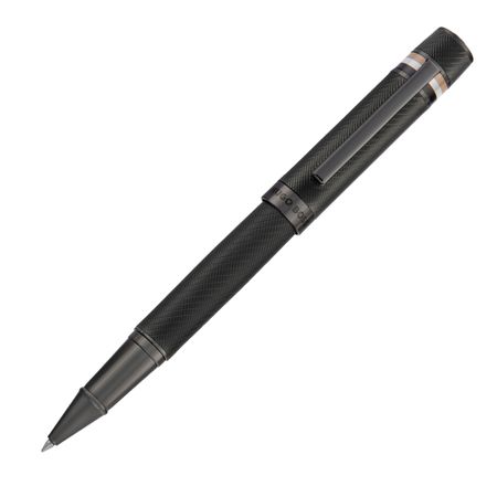 Pióro kulkowe Core Iconic Black z własnym nadrukiem, kolor Czarny