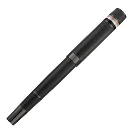 Pióro kulkowe Core Iconic Black z własnym nadrukiem, kolor Czarny