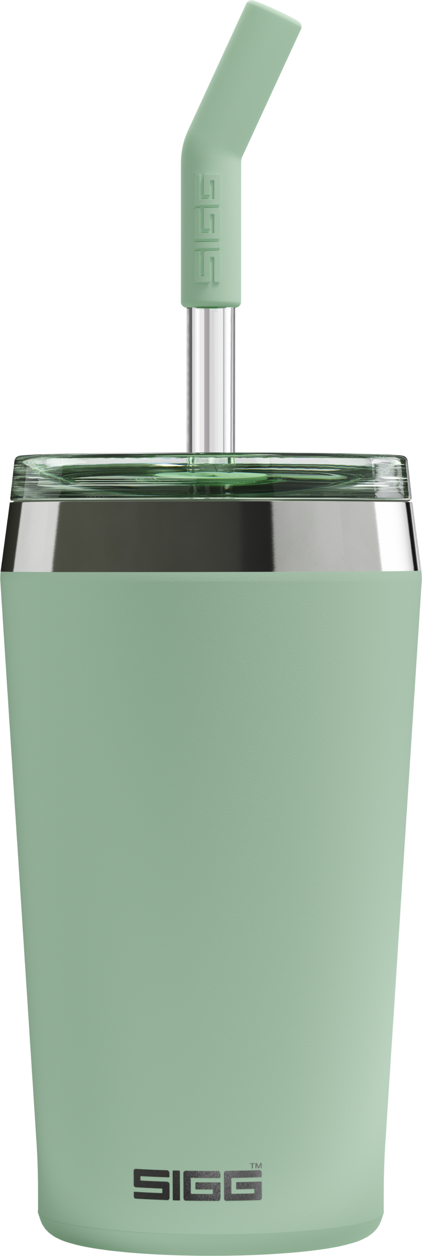 HELIA MILKY GREEN 0.45 L z własnym nadrukiem, kolor Zielony