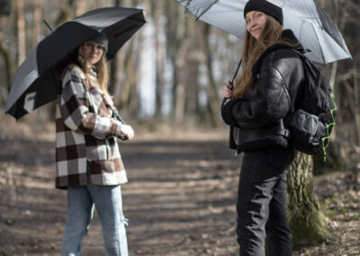 Parasol LIF z własnym nadrukiem, kolor szary