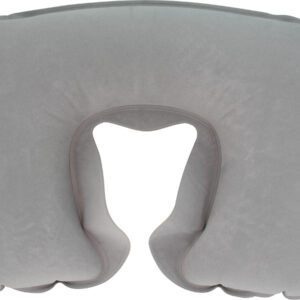 Poduszka podróżna ORLEANS - z logo z własnym nadrukiem, kolor szary