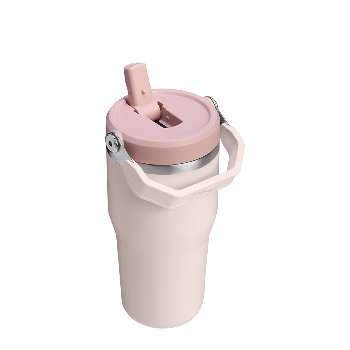 Stanley IceFlow Flip Straw 0.6L z własnym nadrukiem, kolor Rose Quartz