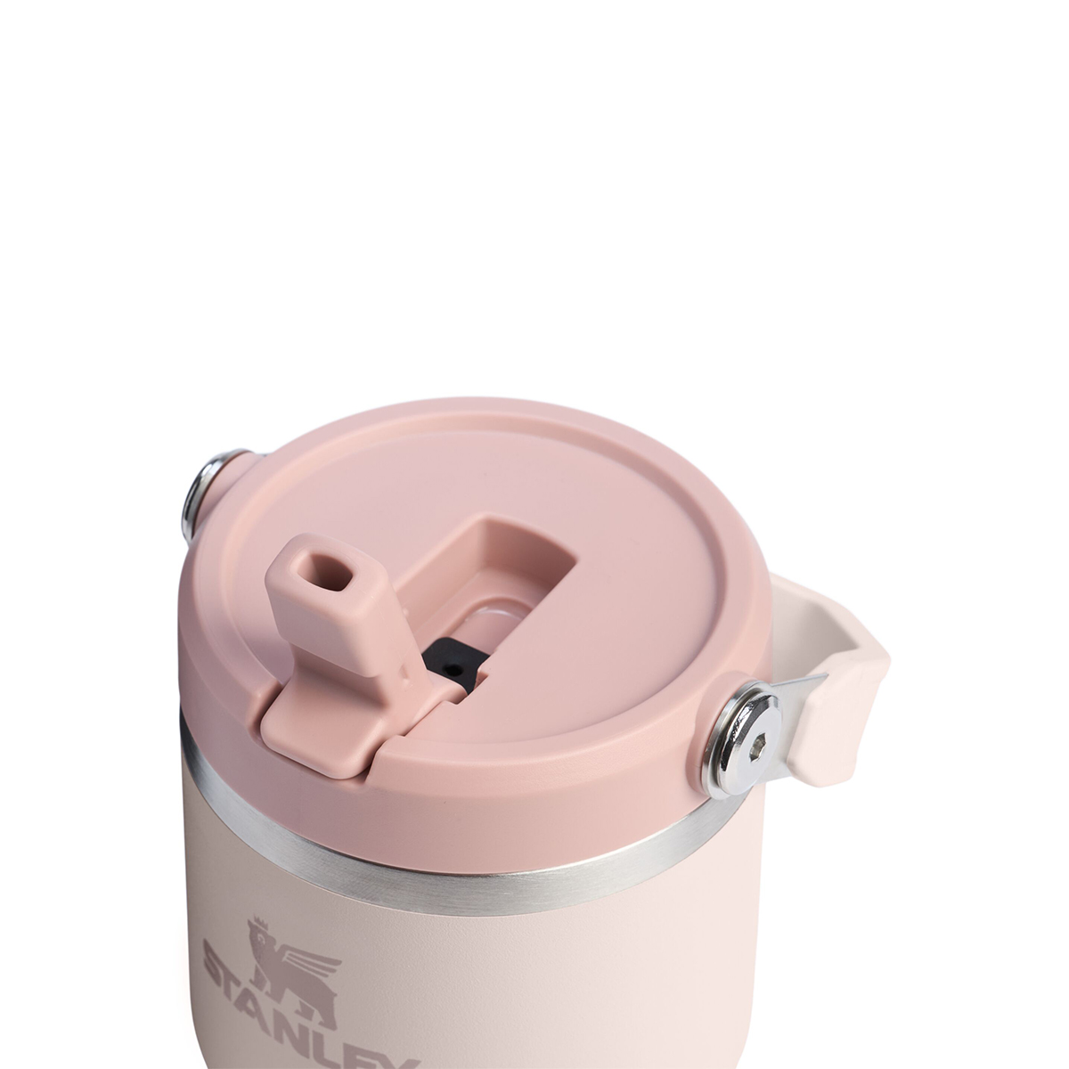 Stanley IceFlow Flip Straw 0.6L z własnym nadrukiem, kolor Rose Quartz