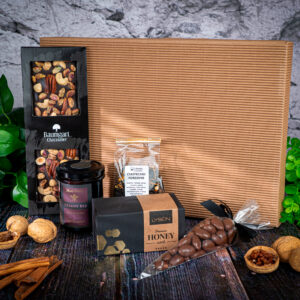 Zestaw prezentowy Korzenna rozkosz - z logo z własnym nadrukiem, kolor beżowy