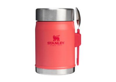 Termos obiadowy ze sztućcem Classic 0.4 L Hot Coral Stanley z własnym nadrukiem