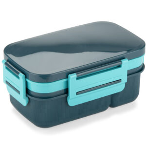 Pojemnik BILO 1600 ml z własnym nadrukiem, kolor turkusowy