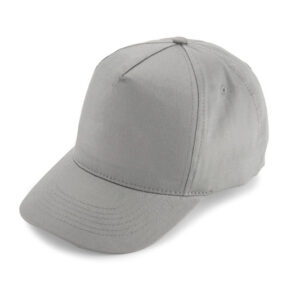 Czapka z daszkiem TORI z własnym nadrukiem, kolor szary