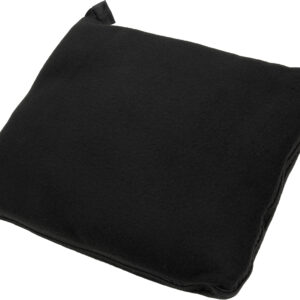 Koc z polaru/poduszka 2w1 RADCLIFF - z logo z własnym nadrukiem, kolor czarny