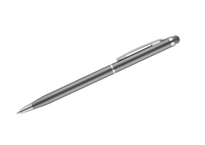 Długopis touch TIN 2 z własnym nadrukiem, kolor grafitowy