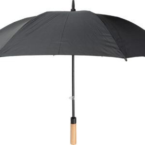 Parasol automatyczny rPET Ø105 cm SAINT BARTH MoLu - z logo z własnym nadrukiem, kolor czarny