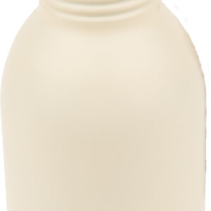 Butelka stalowa z recyklingu IBIZA MoLu 500 ml - z logo z własnym nadrukiem, kolor biały