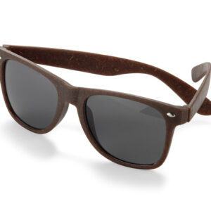Okulary przeciwsłoneczne NUX z własnym nadrukiem, kolor brązowy