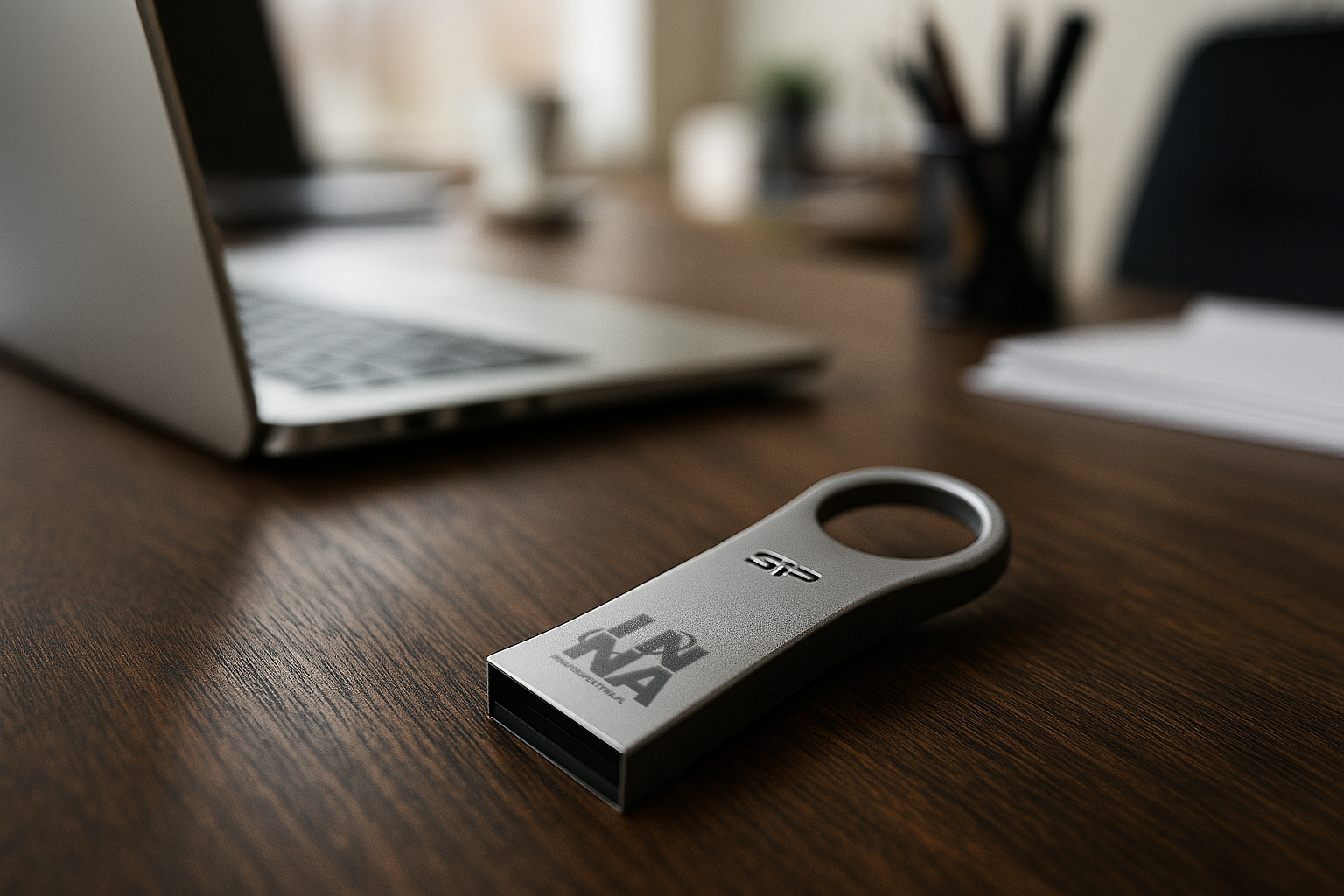 Pamięć z nadrukiem logo we Wrocławiu - pendrive usb