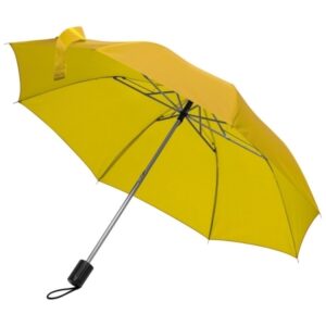 Parasol manualny Ø81 cm LILLE - z logo z własnym nadrukiem, kolor żółty