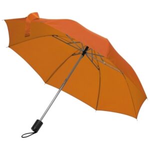 Parasol manualny Ø81 cm LILLE - z logo z własnym nadrukiem, kolor pomarańczowy