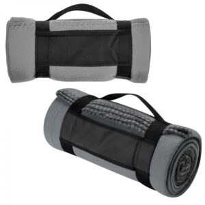 Koc z polaru NASHVILLE 170 g/m² - z logo z własnym nadrukiem, kolor szary