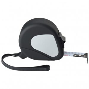 Miarka 5m KENTVILLE - z logo z własnym nadrukiem, kolor czarny