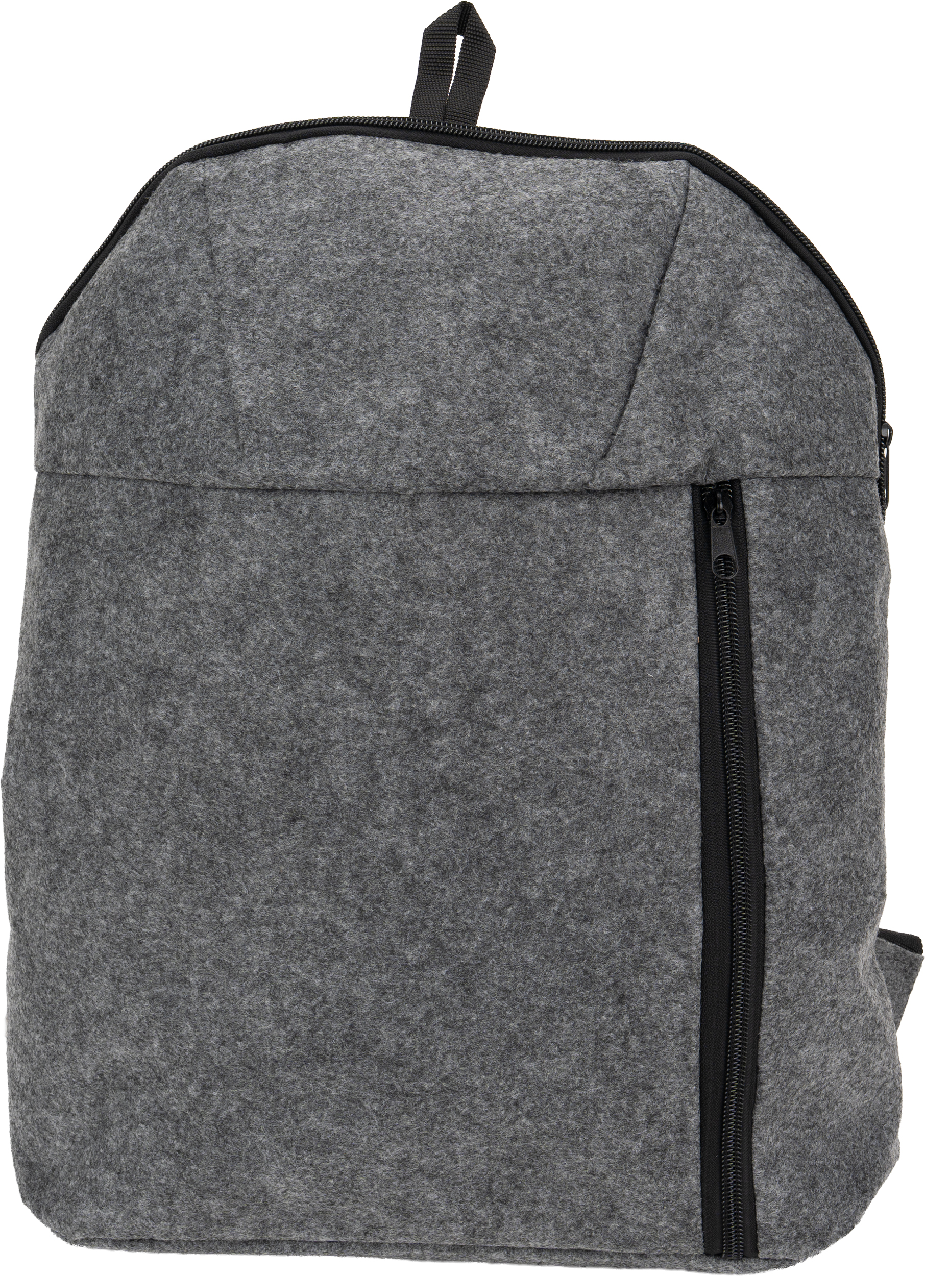 Plecak termiczny z filcu rPET DAVOS - z logo z własnym nadrukiem, kolor ciemnoszary