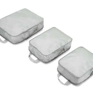 Organizer do walizki KOMPRESI 3 szt. z własnym nadrukiem, kolor szary