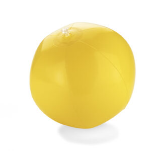 Piłka plażowa NUBA z własnym nadrukiem, kolor żółty