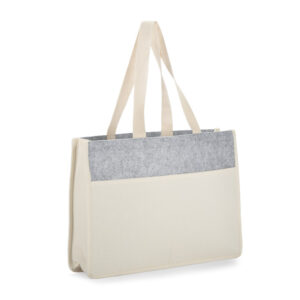 Torba bawełniana PAJ 320 g z własnym nadrukiem, kolor szary