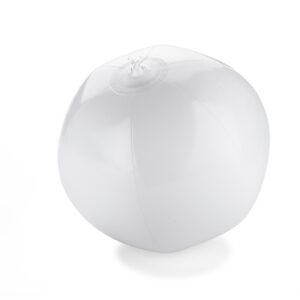 Piłka plażowa NUBA z własnym nadrukiem, kolor biały