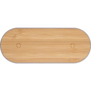 Ładowarka indukcyjna NASSAU - z logo z własnym nadrukiem, kolor beżowy