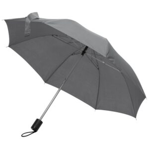 Parasol manualny Ø81 cm LILLE - z logo z własnym nadrukiem, kolor szary