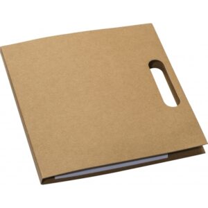 Zestaw do kolorowania z kredkami 6 kolorów FORIO - z logo z własnym nadrukiem, kolor brązowy