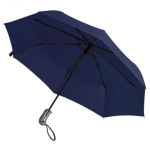 Parasol automatyczny Ø96 cm BIXBY - z logo z własnym nadrukiem, kolor granatowy