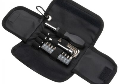 Zestaw narzędzi ESSEX - z logo z własnym nadrukiem, kolor czarny