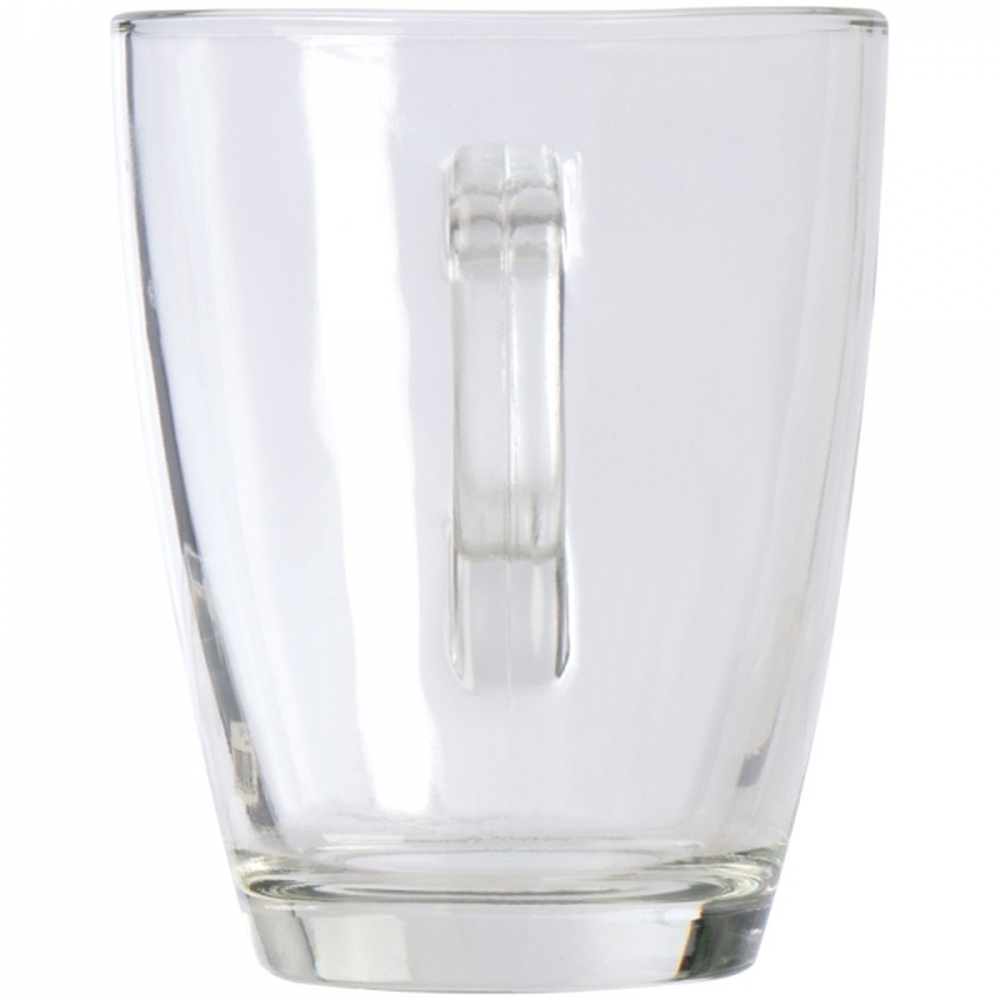 Kubek szklany CATTOLICA 300 ml - z logo z własnym nadrukiem, kolor przeźroczysty