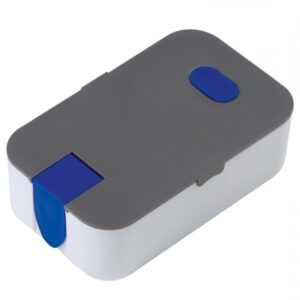 Lunch box 850 ml GOYA - z logo z własnym nadrukiem, kolor niebieski