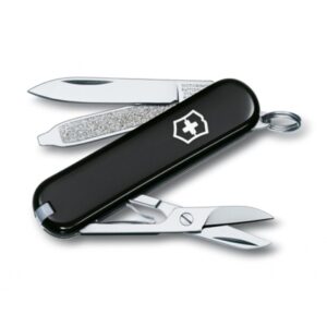 Scyzoryk Classic SD Victorinox - z logo z własnym nadrukiem, kolor czarny