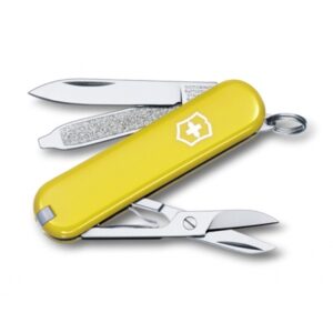 Scyzoryk Classic SD Victorinox - z logo z własnym nadrukiem, kolor żółty