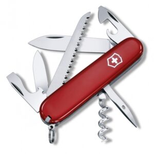 Scyzoryk Camper Victorinox - z logo z własnym nadrukiem, kolor czerwony