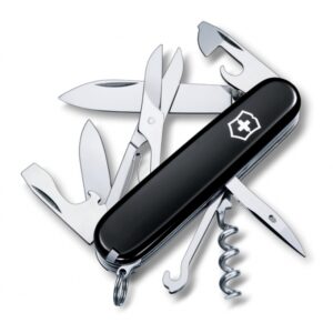 Scyzoryk Climber Victorinox - z logo z własnym nadrukiem, kolor czarny