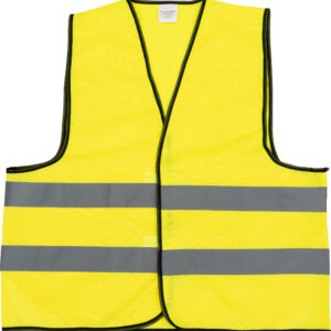 Kamizelka odblaskowa VENLO - z logo z własnym nadrukiem, kolor żółty