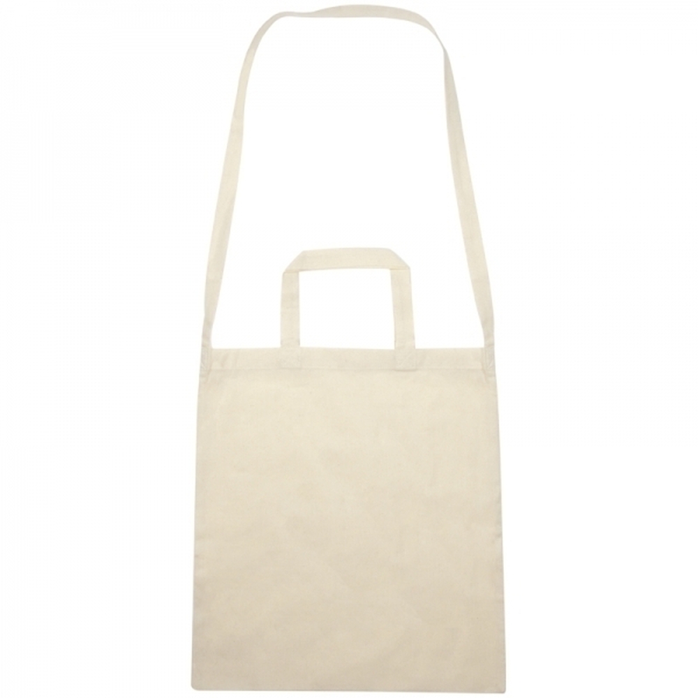 Torba bawełniana z 3 uszami 140 g/m2 NORDKOOG - z logo z własnym nadrukiem, kolor biały