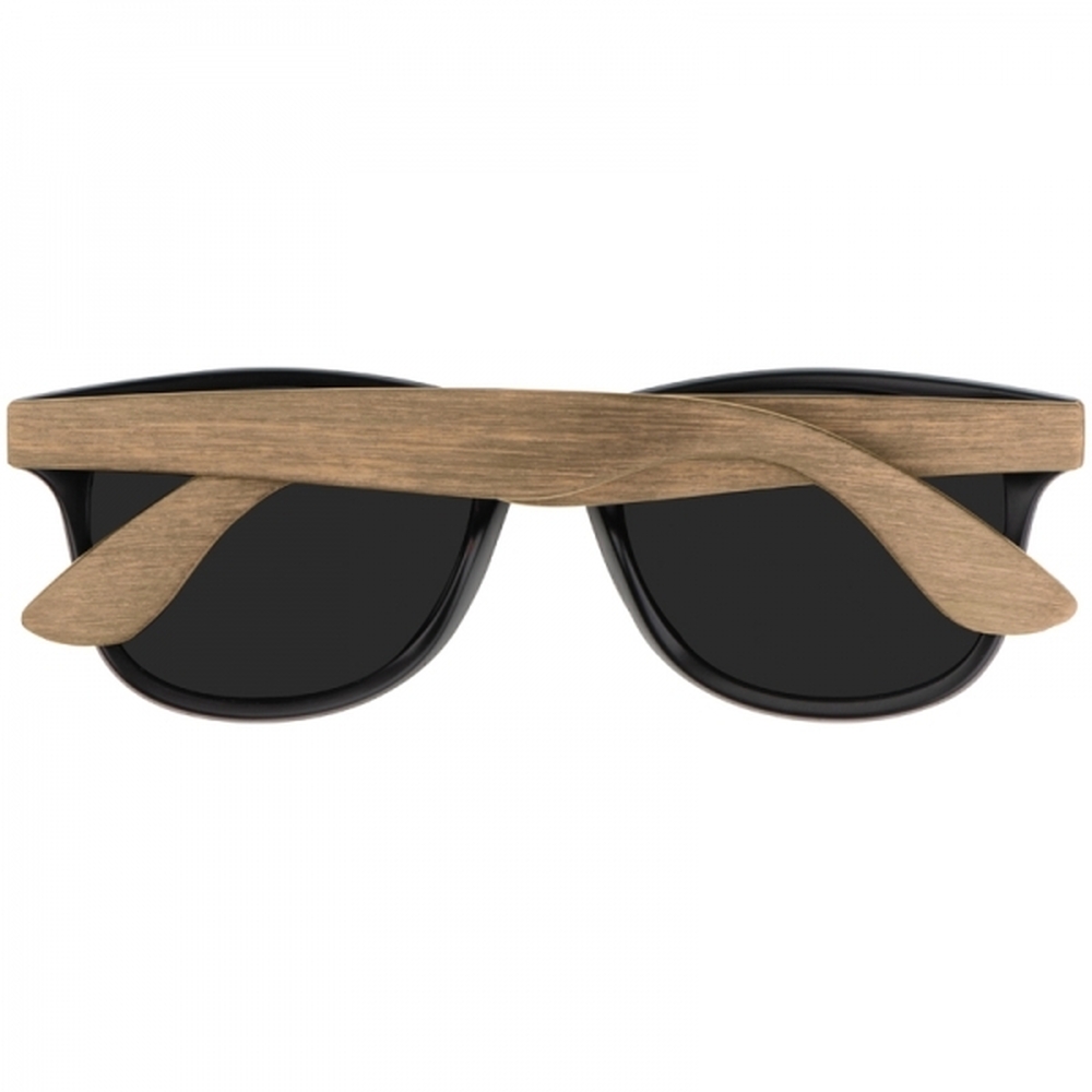 Okulary przeciwsłoneczne WOODLOOK - z logo z własnym nadrukiem, kolor beżowy