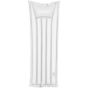 Materac dmuchany LONG BEACH - z logo z własnym nadrukiem, kolor biały