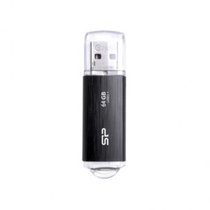 Pendrive Blaze B02, 64GB 3.1 Silicon Power - z logo z własnym nadrukiem, kolor czarny